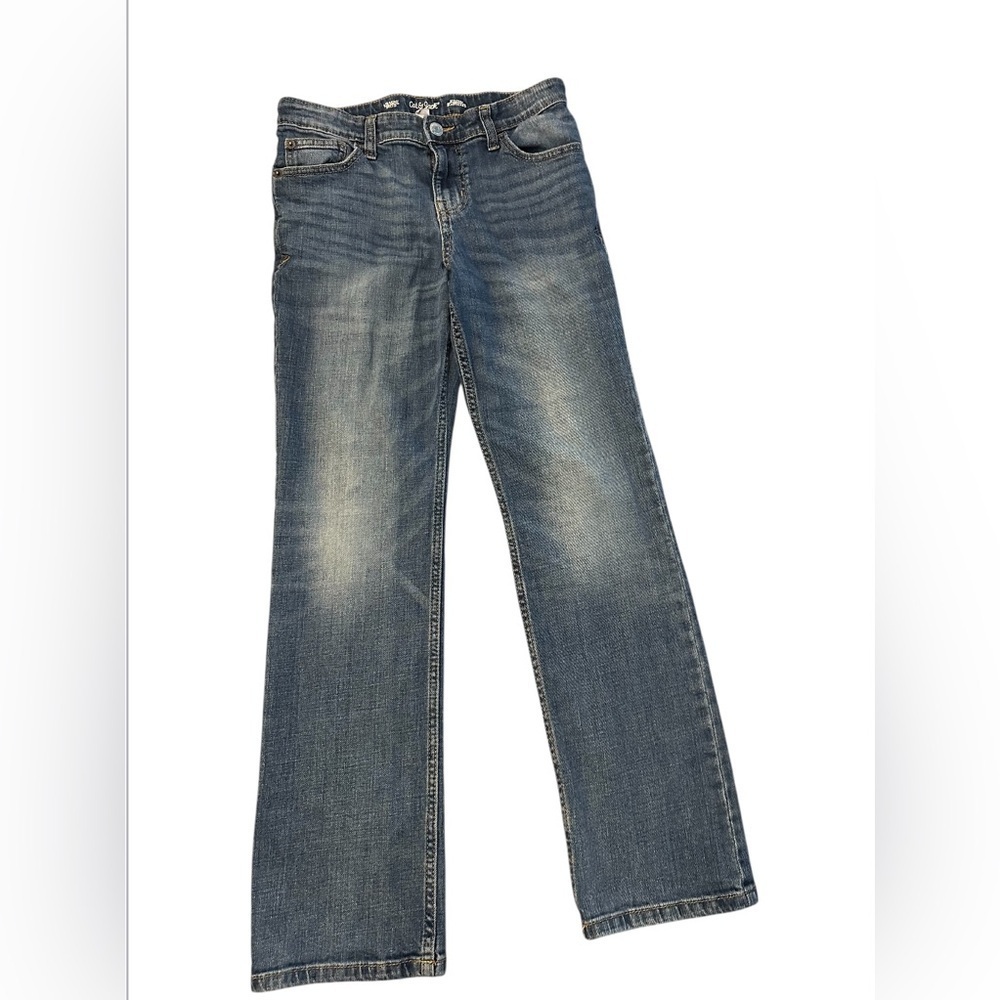 Cat & Jack Boys 14 Straight Jeans Stretch & Boys 14 Straight Black Pants- BUNDLE - Picture 3 of 11